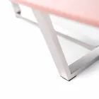 Table de salon de forme moderne en MDF et métal chromé - Pimpa Viadurini