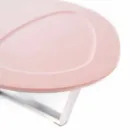 Table de salon de forme moderne en MDF et métal chromé - Pimpa Viadurini