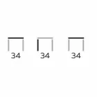 Table basse ronde en bois laqué noir gris Made in Italy - Stuttgart Viadurini