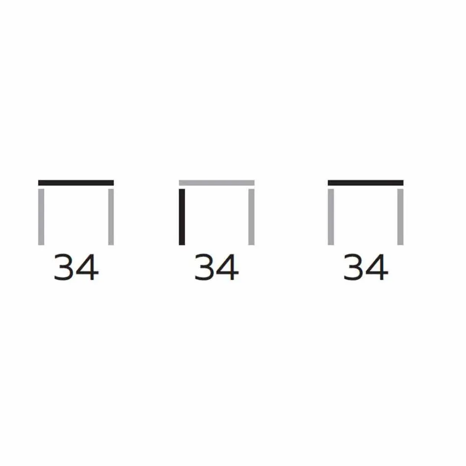 Table basse ronde en bois laqué noir gris Made in Italy - Stuttgart Viadurini