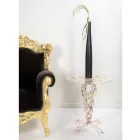 Table Basse Ronde en Plexiglas Transparent et Plateau Coloré - Phosphorus Viadurini