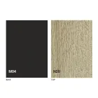 Table Transformer en Bois et Acier Made in Italy - Demetro Viadurini