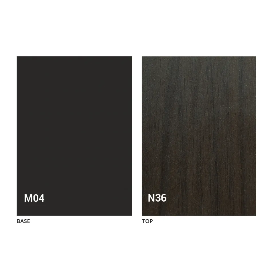 Table Transformer en Bois et Acier Made in Italy - Demetro Viadurini