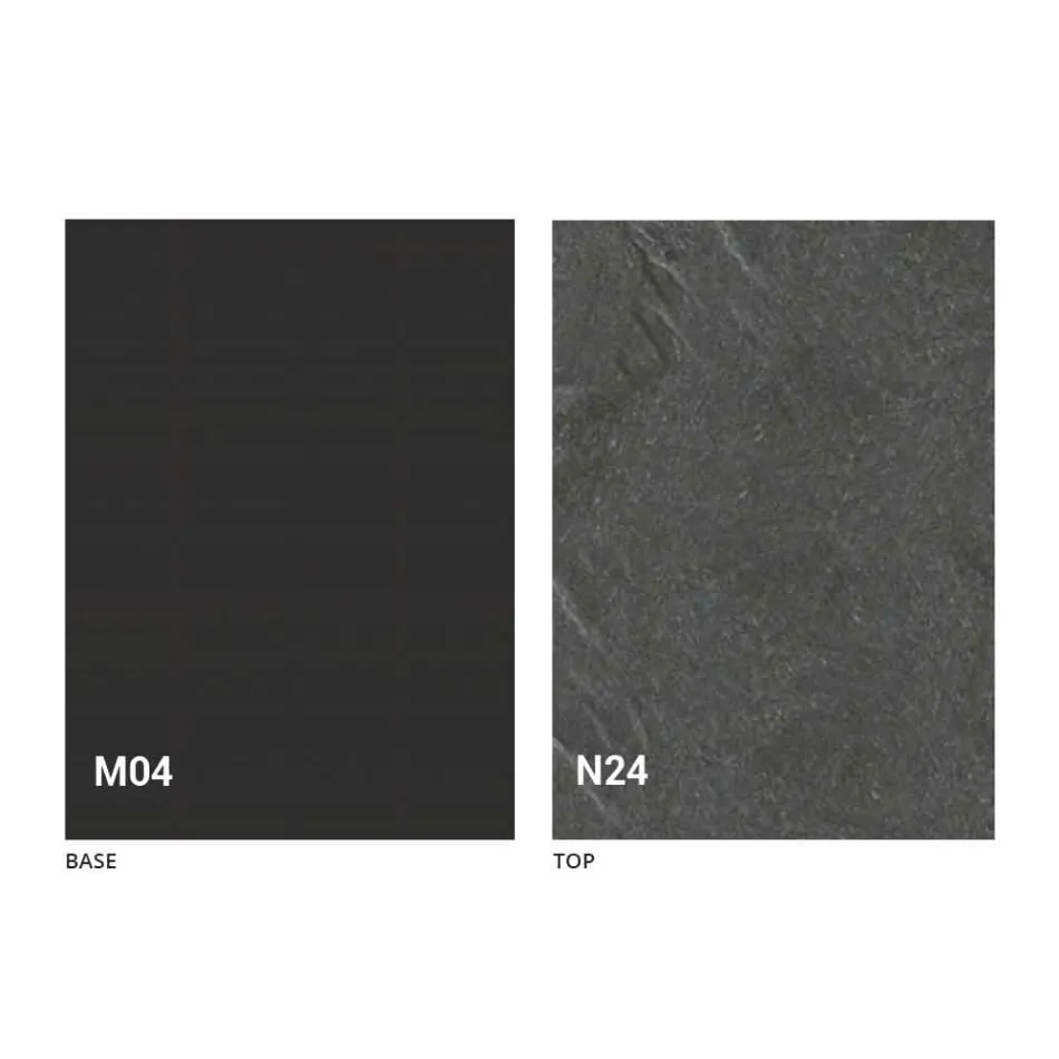 Table basse transformable en bois et acier fabriquée en Italie - Demetro Viadurini