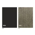 Table Transformer en Bois et Acier Made in Italy - Demetro Viadurini