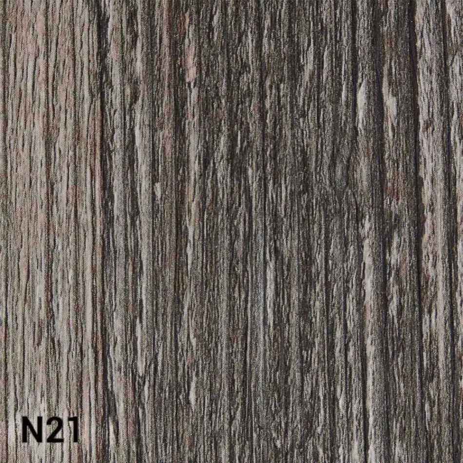 Table basse transformable en bois et métal fabriquée en Italie - Patroclus Viadurini