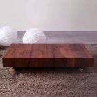 Table basse transformable en bois et métal fabriquée en Italie - Patroclus Viadurini