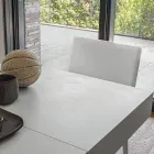 Table Basse Transformable en Bois et Métal, Made in Italy - Sanrocco Viadurini