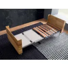 Table basse transformable en bois massif fabriquée en Italie - Trabucco Viadurini