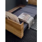 Table basse transformable en bois massif fabriquée en Italie - Trabucco Viadurini