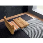 Table basse transformable en bois massif fabriquée en Italie - Trabucco Viadurini