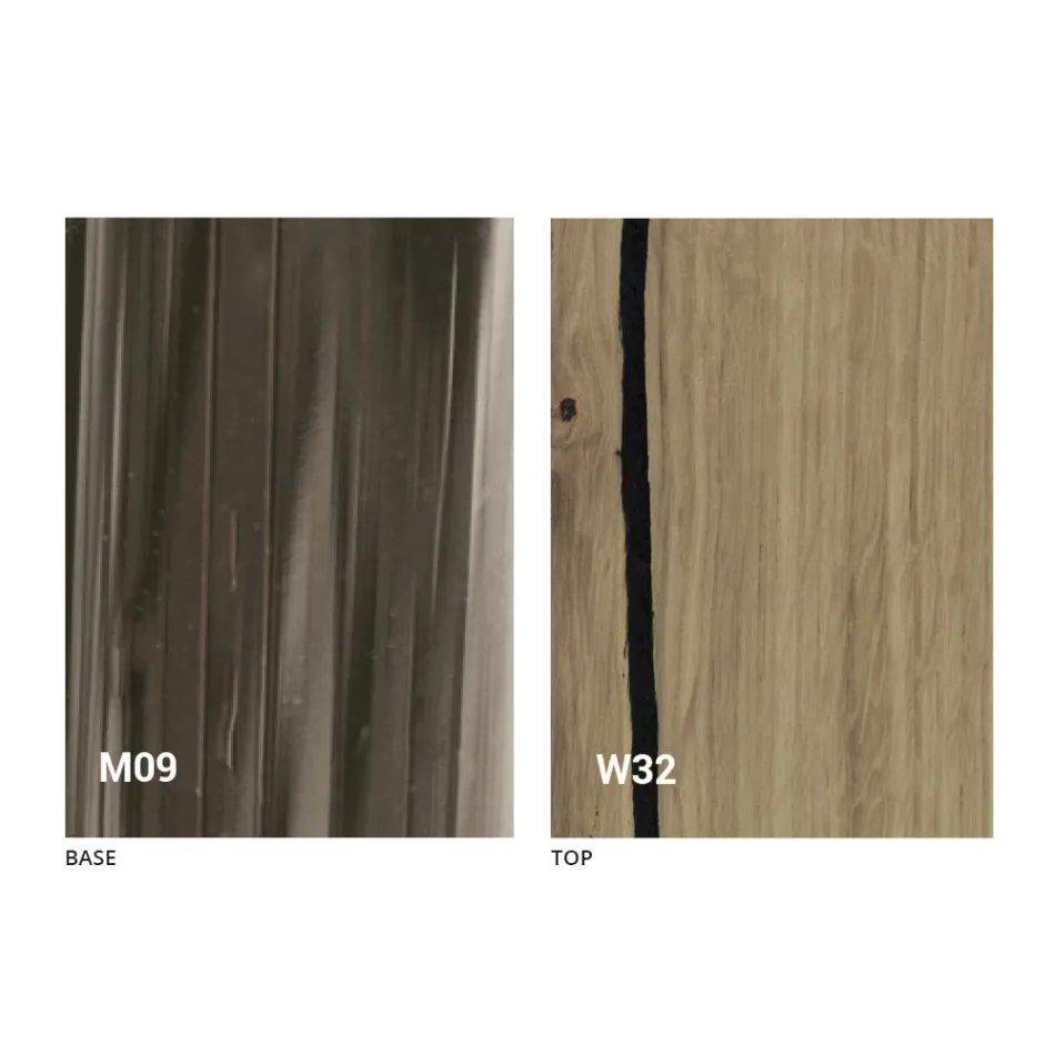 Table basse transformable en bois massif fabriquée en Italie - Trabucco Viadurini