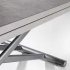 Table basse transformable en métal avec plateau en mélamine - Sandero Viadurini