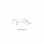 Table basse en verre extra-clair avec biseau Fabriqué en Italie - Impératif Viadurini