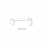 Table basse en verre extra-clair avec biseau Fabriqué en Italie - Impératif Viadurini