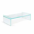 Table basse en verre extra-clair avec biseau Fabriqué en Italie - Impératif Viadurini