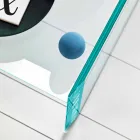 Table basse en verre extra-clair avec biseau Fabriqué en Italie - Impératif Viadurini