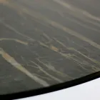 Table basse en acier et grès cérame Made in Italy - Aspira Viadurini