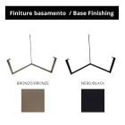 Table basse en acier et grès cérame Made in Italy - Aspira Viadurini