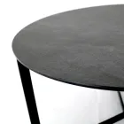 Table basse en acier et grès cérame Made in Italy - Aspira Viadurini