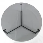 Table basse en acier et verre Made in Italy - Aspira Viadurini