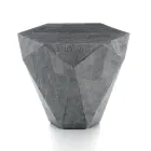 Table Basse de Salon Entièrement en Pierre Fossile Différentes Finitions - Air Viadurini