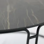 Table basse plateau rond et base Made in Italy - Tullia Viadurini