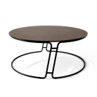 Table basse plateau rond et base Made in Italy - Tullia Viadurini