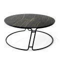 Table basse plateau rond et base Made in Italy - Tullia