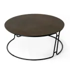 Table basse plateau rond et base Made in Italy - Tullia Viadurini