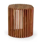 Table basse en bois d'acacia - Vortice Viadurini