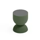 Table basse de salon en polyéthylène de différentes couleurs - Loopy Viadurini