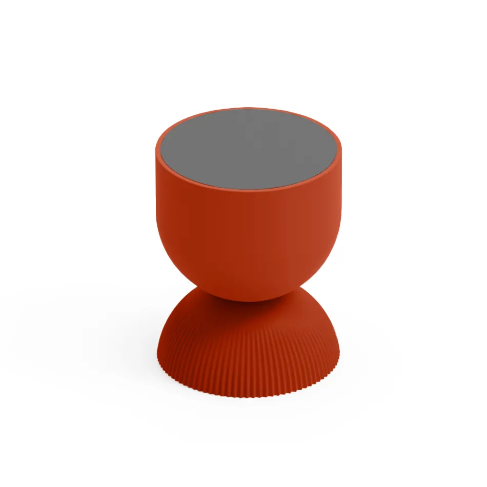 Table basse de salon en polyéthylène de différentes couleurs - Loopy Viadurini