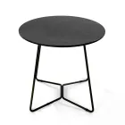 Table basse ronde avec plateau en grès cérame Made in Italy - Paini Viadurini