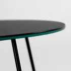 Table basse ronde avec plateau en grès cérame Made in Italy - Paini Viadurini