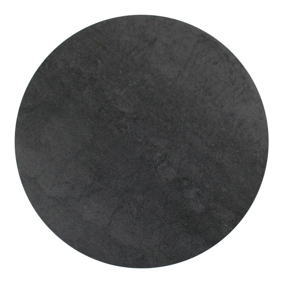 Table basse ronde avec plateau en grès cérame Made in Italy - Paini Viadurini