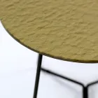 Table basse ronde avec plateau en verre Made in Italy - Paini Viadurini