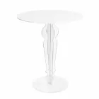 Table basse design classique en verre acrylique H 64cm, Cles Viadurini
