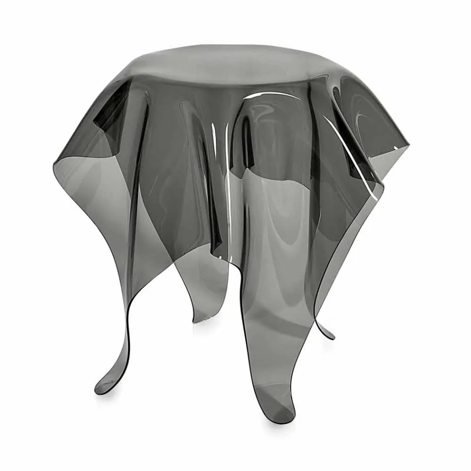 Table design moderne fumé Huit Plexiglas, fabriqué en Italie Viadurini