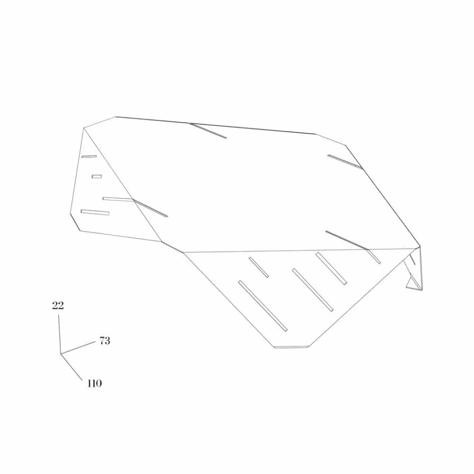 Table basse design Origamo Mabele Viadurini