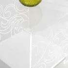 Table basse design en plexiglas avec lumière led made in Italy, Chiusi Viadurini