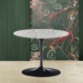 Table basse Eero Saarinen en marbre de Carrare Statuarietto H 41 Made in Italy - Scarlet