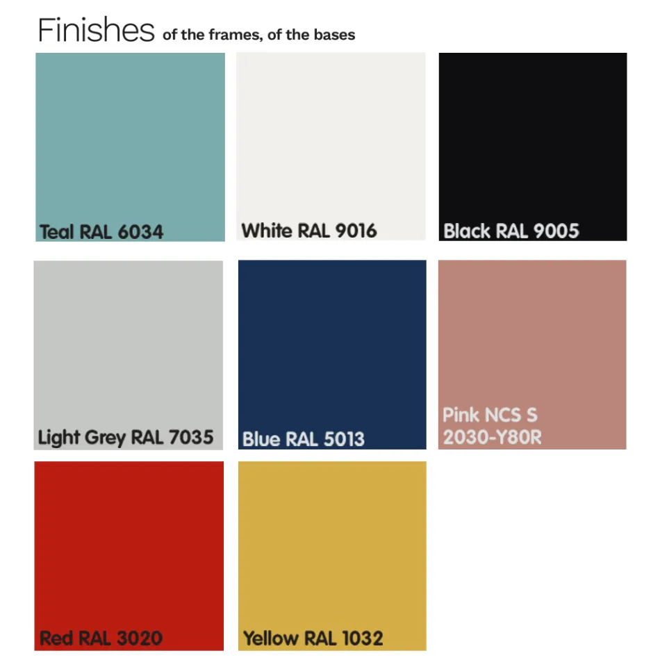 Table basse d'extérieur ronde en HPL avec base en métal Made in Italy - Makino Viadurini