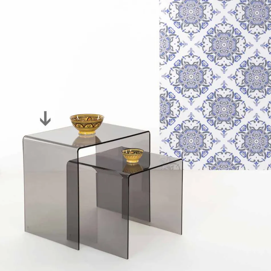 Tableau fumée design moderne 50x50cm Big Terry, made in Italy Viadurini