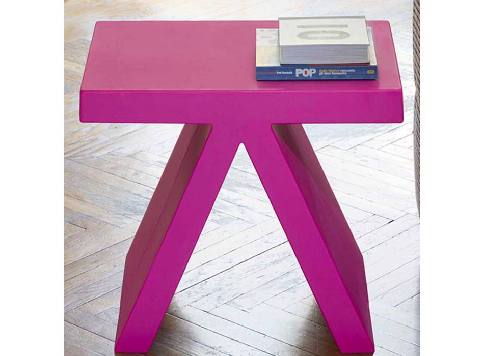 Table basse géométrique de couleur intérieur Slide Toy fabriquée en Italie Viadurini