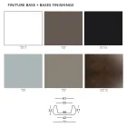 Table basse de jardin avec plateau rond en polyéthylène Made in Italy - Tibaldo Viadurini