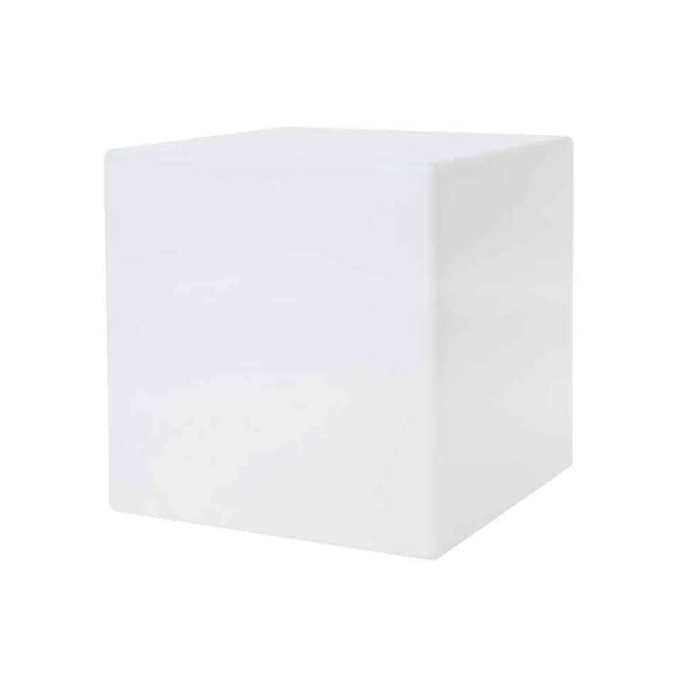 Table basse lumineuse colorée de design moderne avec choix d'accessoires - Dadostar Viadurini