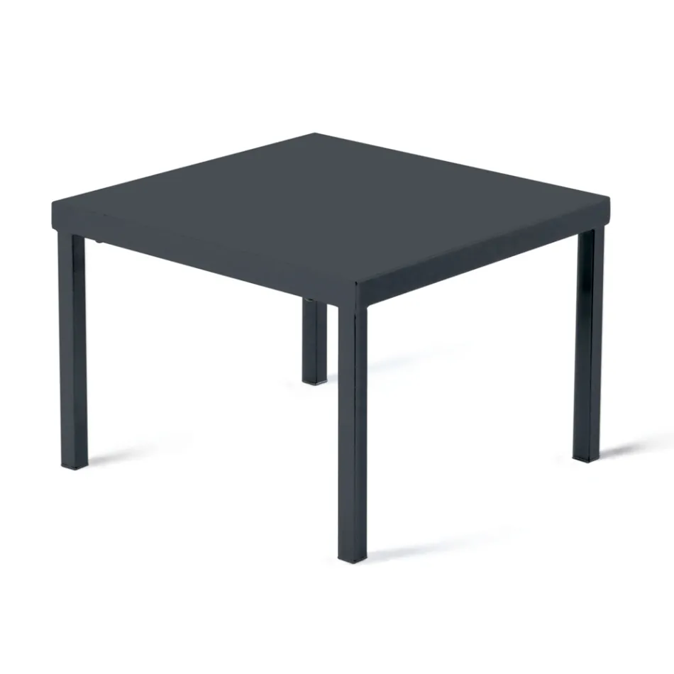 Table basse de jardin empilable en acier galvanisé Made in Italy - Aberdeen Viadurini