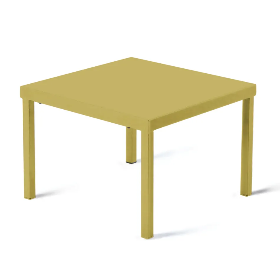 Table basse de jardin empilable en acier galvanisé Made in Italy - Aberdeen Viadurini