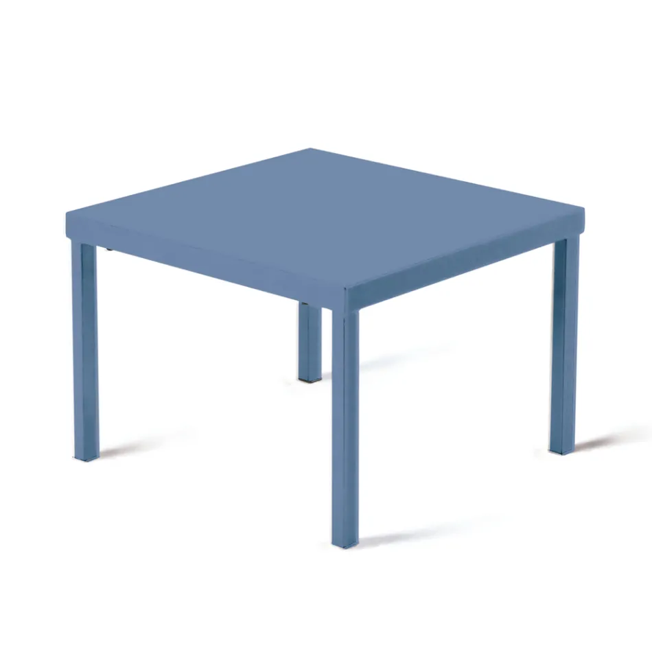 Table basse de jardin empilable en acier galvanisé Made in Italy - Aberdeen Viadurini